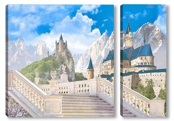 Модульная картина Сказочный замок