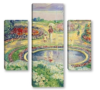 Модульная картина Цветочный сад