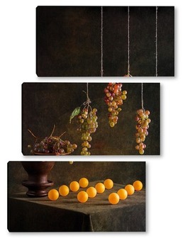 Натюрморт с фруктами на столе
