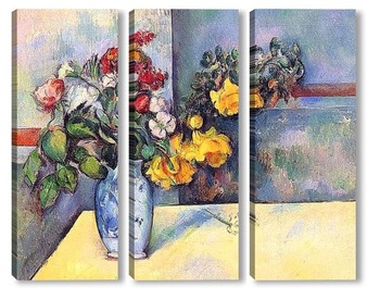 Модульная картина Натюрморт с цветами