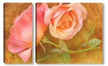 Модульная картина Розовые розы