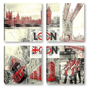 Модульная картина London city