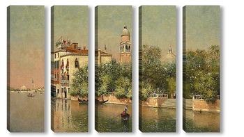 Модульная картина Общественный парк, Венеция