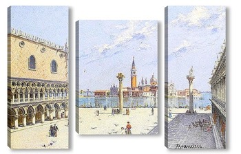 Модульная картина Ла Пиаццетта.Палаццо Дуцале.Венеция