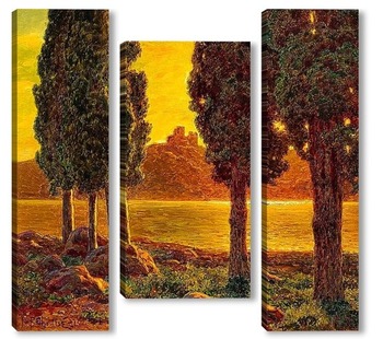 Модульная картина Закат солнца. 1921