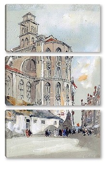 Модульная картина Церковь Санта-Мария-Глориоза-деи-Фрари, Венеция