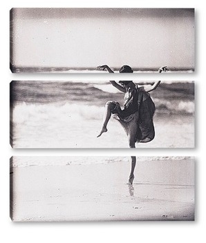 Модульная картина Танцующая Анна Дункан