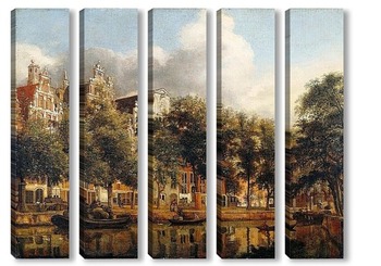 Модульная картина Херенграхт в Амстердаме