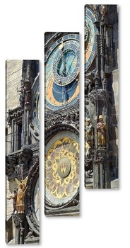 Модульная картина Городские часы в Праге