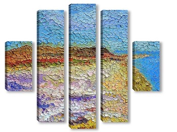 Модульная картина Соленое озеро