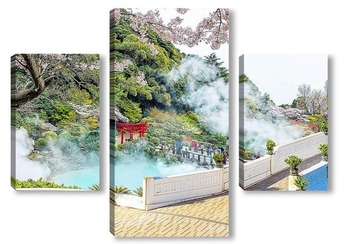 Модульная картина Японский пейзаж