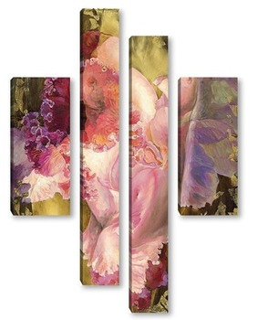 Модульная картина Розовая орхидея №1
