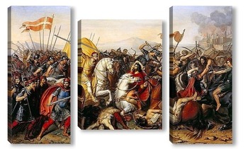 Модульная картина Битва при Сокур-ан-Вимё в 881 году