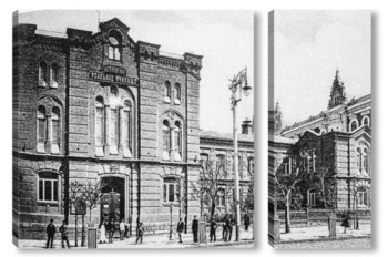 Модульная картина Петровское Реальное училище в деталях 1899  –  1900