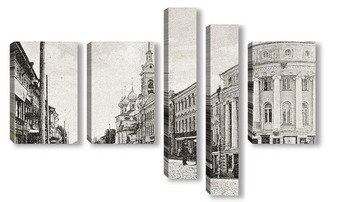 Модульная картина Русина улица 1910  –  1912 ,  Россия,  Костромская область,  Кострома