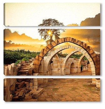 Модульная картина Античная арка