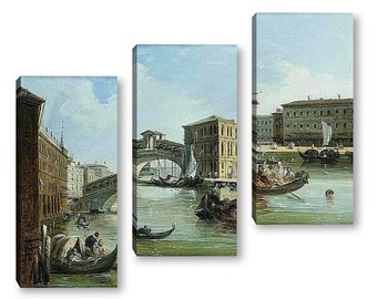 Модульная картина Мост Риальто,Венеция