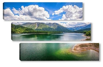Модульная картина Горное озеро