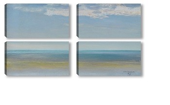 Модульная картина Море в Де-Панне