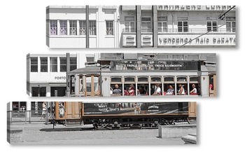 Модульная картина Трамвай