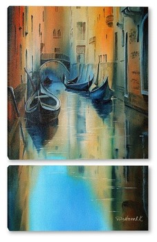 Модульная картина Venetian Canal