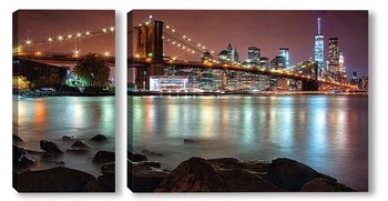 Модульная картина Brooklyn Bridge
