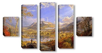  Осень — на реке Гудзон-1860 гг