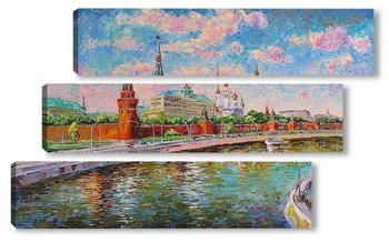 Модульная картина Круглова Светлана. "Москва  Златоглавая"