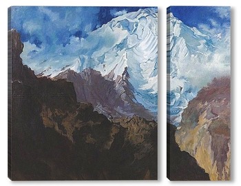 Модульная картина Гора Ракапоши