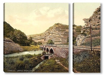  Бернкастель и Бург Ландсхут, Мозель долина, Германия. 1890-1900 гг