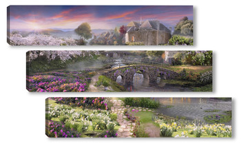 Модульная картина Парки и сады 92653