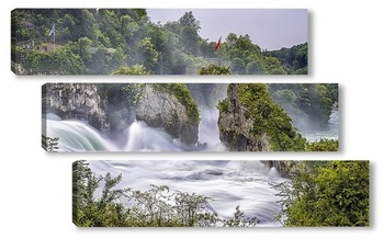 Модульная картина Рейнский водопад