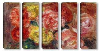 Модульная картина Натюрморт с розами