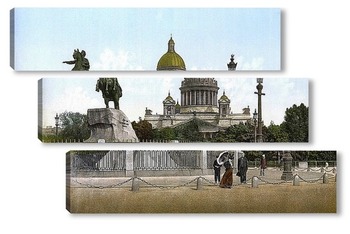  Вид на Николаевский мост с Васильевского острова