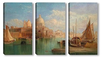 Модульная картина Венеция, вид Санта-Мария делла Салюте