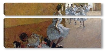 Репетиция балета на сцене (ок.1874)