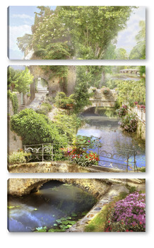 Модульная картина Парки и сады 5261