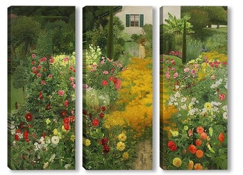 Модульная картина Сад в Аннси