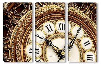 Модульная картина Парижские часы