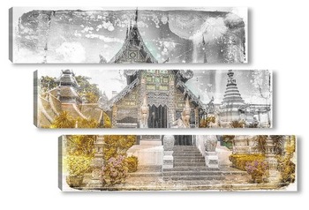 Модульная картина храм в Чианг май