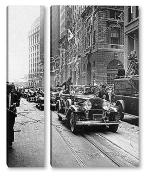  Движение возле Карнеги Холл,1940-е.