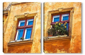 Модульная картина Два окна