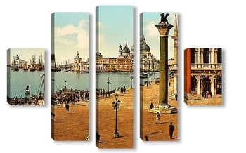 Модульная картина Площадь Пьяцетта Сан-Марко, Венеция, Италия