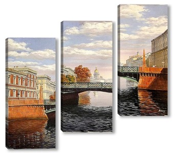 Модульная картина Санкт-Петербург