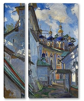  Звонница Псково-Печерского монастыря