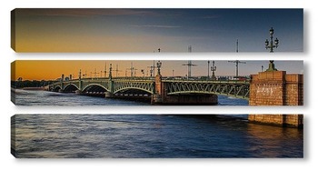 Модульная картина Троицкий мост(Питер)