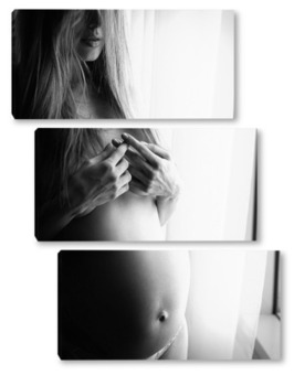 Модульная картина Молодая беременность