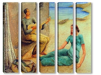 Модульная картина Серенада рыбака, 1934