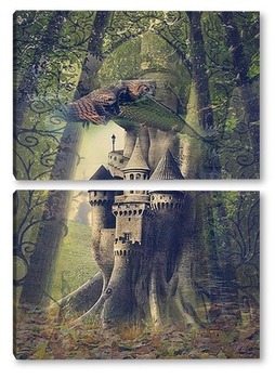 Модульная картина Волшебное дерево