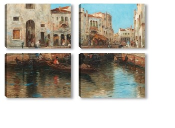 Модульная картина Венеция,канал
